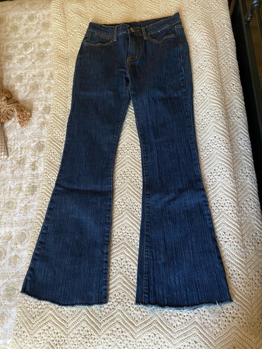 John Galt Brandy Melville California Dark Blue Denim Flare Jeans - Women’s S